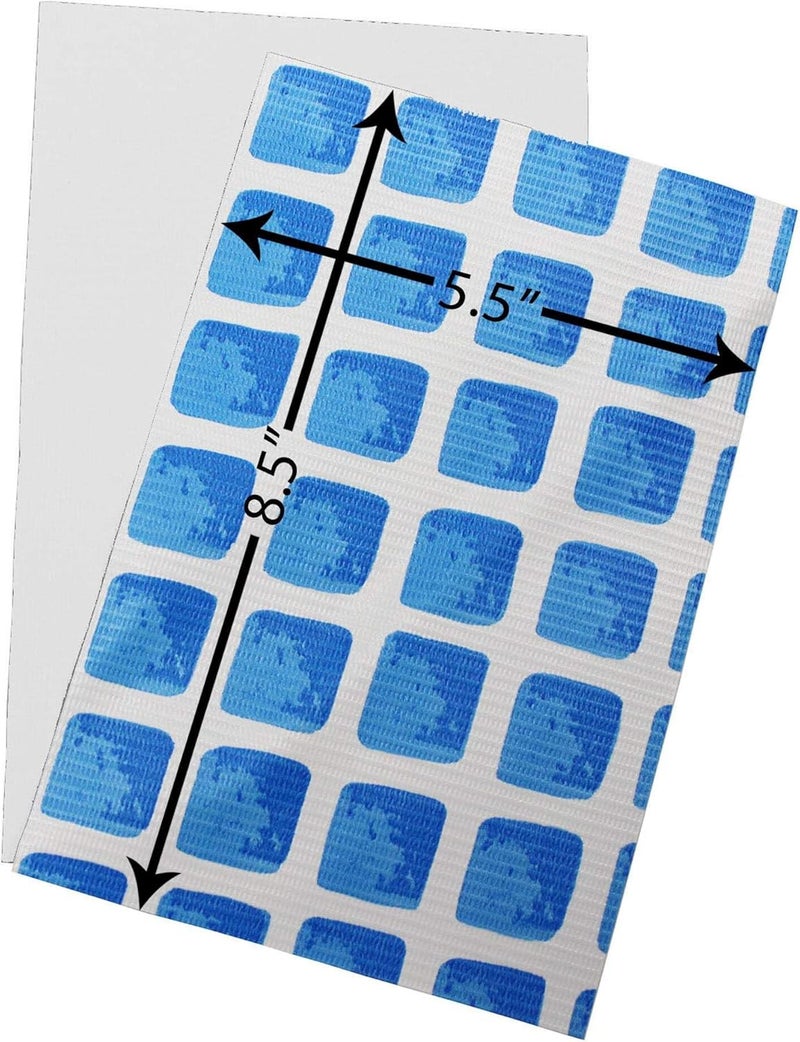Scuba Patch Store Heavy Duty Underwater Pool Liner Patches; 2 Pack 5.5"x8.5" | Heavy Duty | Instant | Waterproof | Glue-Less | Peel and Stick | Swimming Pool Liner Repair Patches Pool Print - Image 3